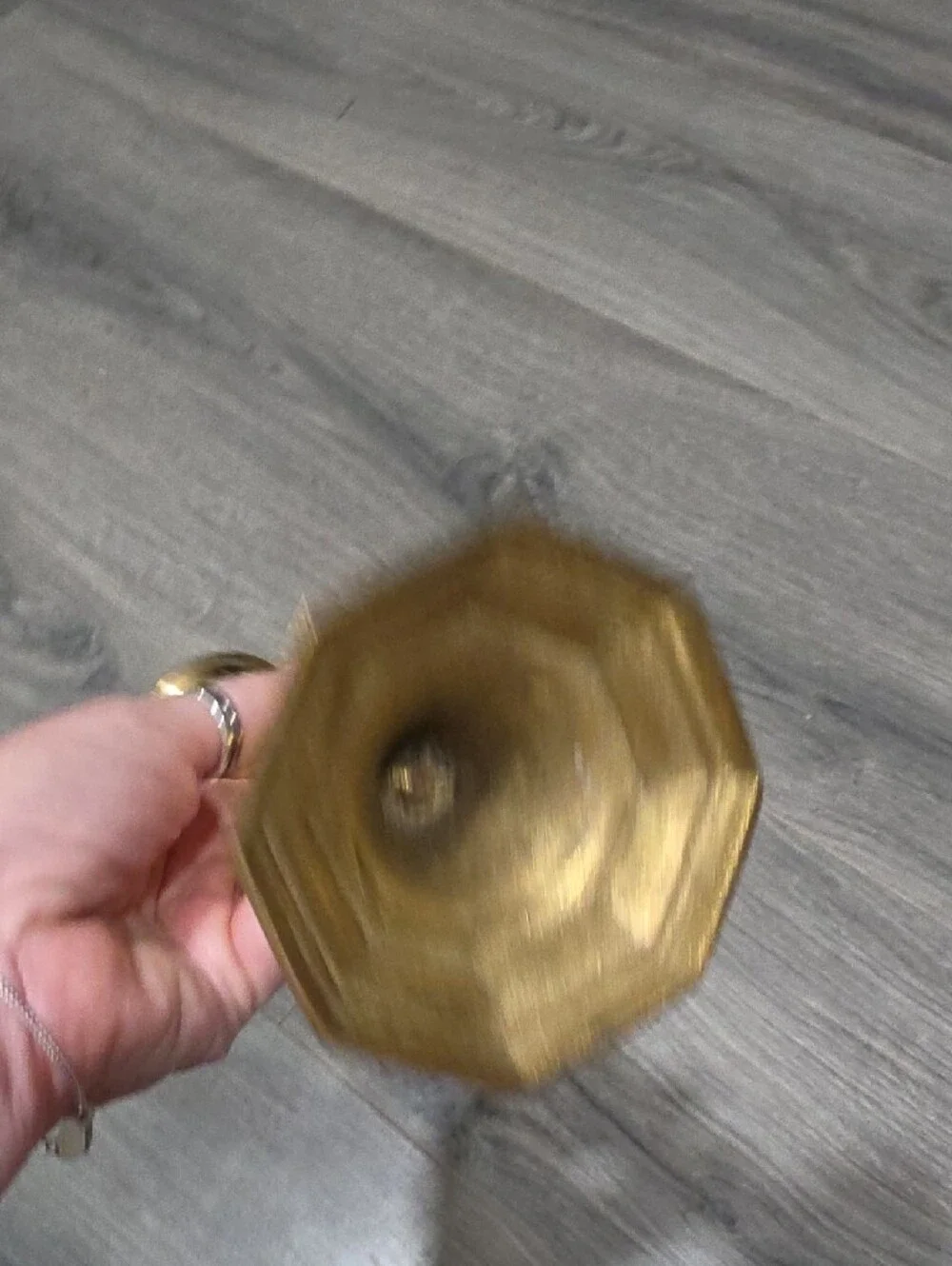 Brass VintageCandlestick Holders Set Of 3
